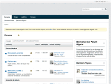 Tablet Screenshot of forum-algerie.com